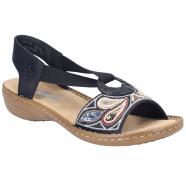 Rieker Regina 608B4 Black (Women's)