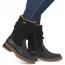 Remonte by Rieker D0B80 Mid Calf Boot Black/Black (Women's) 5