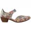 Rieker Mirjam 53 Mary-Jane Pump Beige Multi (Women's) 1