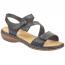 Rieker Regina 659C7 Sandal Black (Women's)