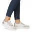 Remonte by Rieker Kendra D0J05 Platform Sneaker Pale Gold/ Silver (Women's) 5