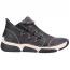 Rieker Angela 45983 Slip-On Schwarz/ Leo-Grey (Women's) 1