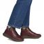 Rieker N1305 Bootie Vino/ Orange Multi (Women's) 5