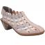 Rieker Sina 78 Heel Clay/ Rose Gold/ Silver 46778-64 (Women's)