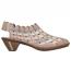 Rieker Sina 78 Heel Clay/ Rose Gold/ Silver 46778-64 (Women's) 1