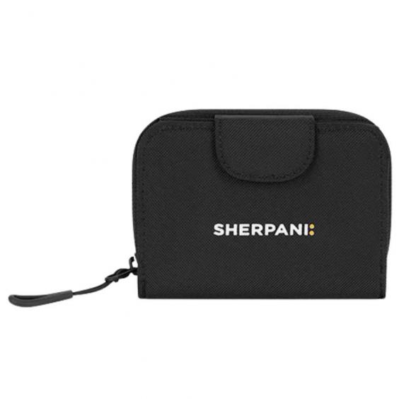 Sherpani Barcelona Raven Black Mini Wallet 
