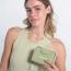 Sherpani Barcelona Palm Green Mini Wallet 5
