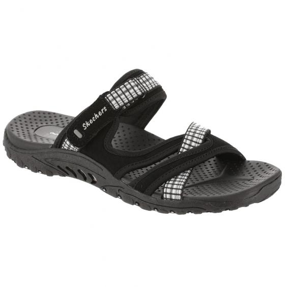 Skechers Reggae - Color- Full Slide Sandal Black (Women's)