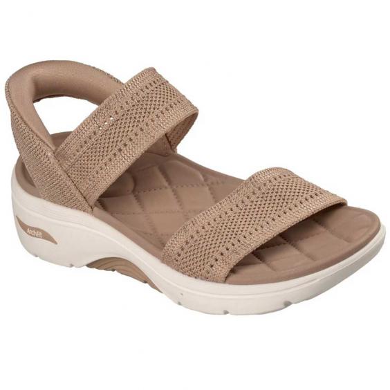 Skechers Slip-Ins: Go Walk Arch Fit 2.0 Kennedy Sandal Tan (Women's)