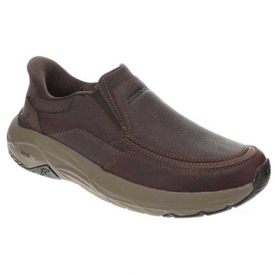 Skechers Slip-ins Relaxed Fit: Arch Fit Maverick - Redford Red/ Brown (Men's) Skechers Slip-ins Relaxed Fit: Arch Fit Maverick - Redford Red/ Brown (Men's)