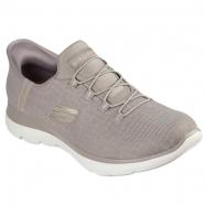 Skechers Slip-Ins: Summits- Classy Night Sneaker Taupe/ Gold (Women's)