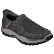 Skechers Slip-Ins RF: Respected- Holmgren Charcoal Canvas (Men's)