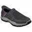 Skechers Slip-Ins RF: Respected- Holmgren Charcoal Canvas (Men's)