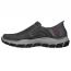 Skechers Slip-Ins RF: Respected- Holmgren Charcoal Canvas (Men's) 2