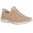 Skechers Slip-Ins: Arch Fit Summits Taupe Mesh/ Gold Trim (Women's)