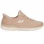 Skechers Slip-Ins: Arch Fit Summits Taupe Mesh/ Gold Trim (Women's) 1