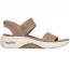 Skechers Slip-Ins: Go Walk Arch Fit 2.0 Kennedy Sandal Tan (Women's) 1