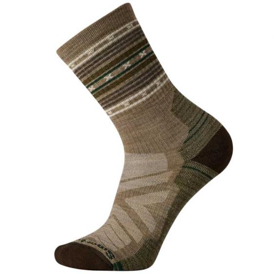 Smartwool Performance Hike Light Cushion Spiked Stripe Crew Fossil SW001608-880 (Unisex)