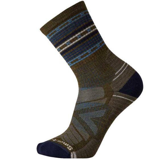 Smartwool Performance Hike Light Cushion Spiked Stripe Military Olive SW001608-D11 (Unisex)