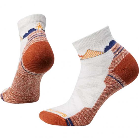 Smartwool Hike Light Cushion Clear Canyon Pattern Ankle Ash (Unisex)