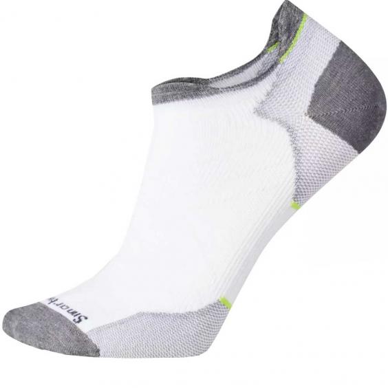Smartwool Run Zero Cushion Low Ankle Socks White (Unisex)