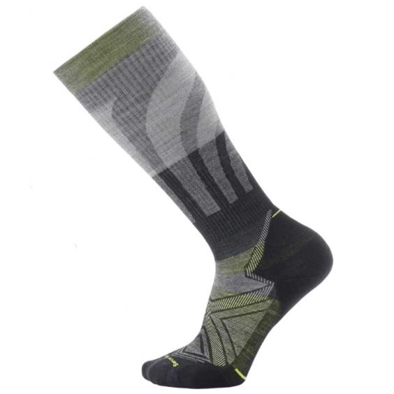 Smartwool Run Targeted Compression OTC Medium Gray (Men's)