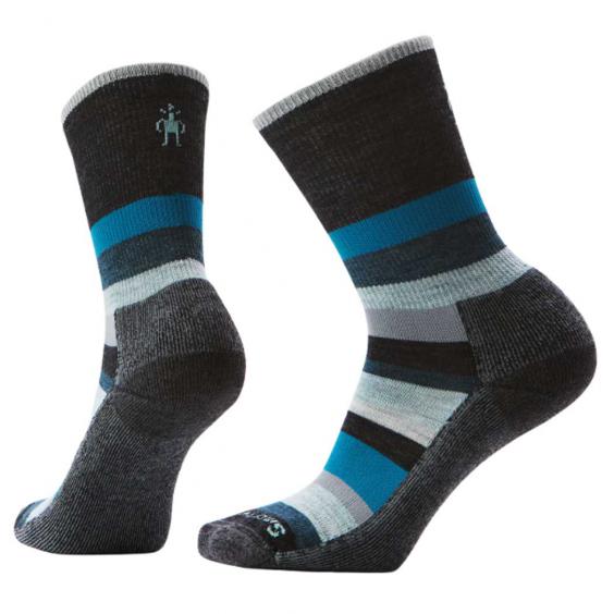 Smartwool Everyday Multi-Stripe Crew Socks Charcoal (Men's)