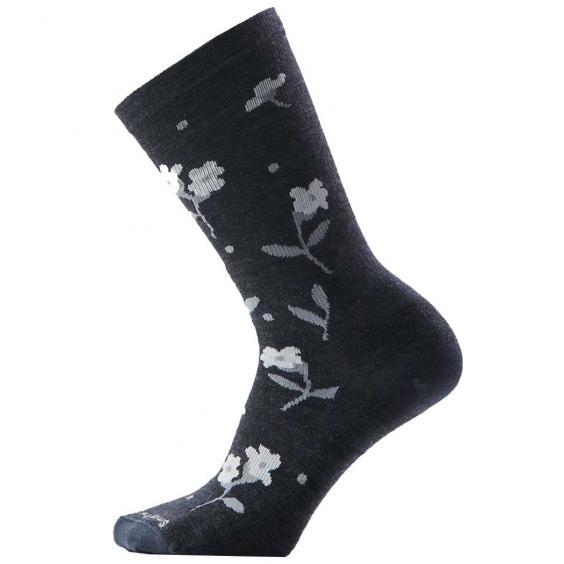 Smartwool Everyday Garden Gala Crew Socks Charcoal (Women's)