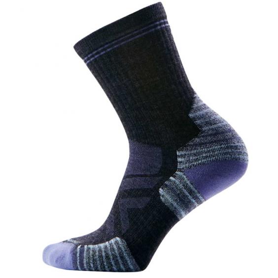 Smartwool Hike Targeted Cushion Mid Crew Socks Charcoal (Women's)