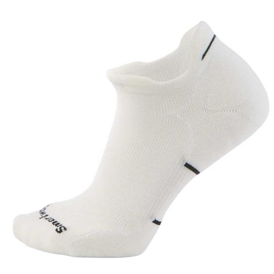 Smartwool Run Zero Cushion Ankle Socks Black/White (Women's)