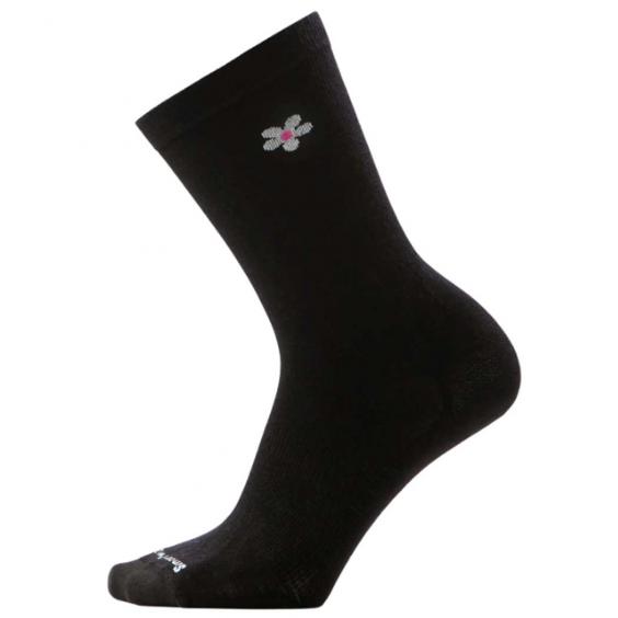 Smartwool Everyday Groovy Bloom Crew Socks Black (Women's) Smartwool Everyday Groovy Bloom Crew Socks Black (Women's)