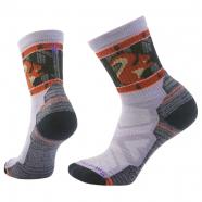 Smartwool Hike Light Cushion Squirrely Crew Socks Purple Eclipse (Women's)