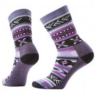 Smartwool Everyday Cozy Cabin Games Crew Socks Chalk Violet (Women's)