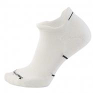 Smartwool Run Zero Cushion Ankle Socks Black/White (Women's)
