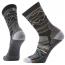 Smartwool Hike Light Cushion Mountain Range Crew Socks Charcoal/ Light Grey (Men's)