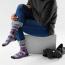 Smartwool Everyday Cozy Cabin Games Crew Socks Chalk Violet (Women's) 1