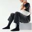 Smartwool Everyday Groovy Bloom Crew Socks Black (Women's) 2