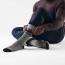 Smartwool Everyday Cozy Larimer Crew Socks Black-Taupe Heather (Men's) 2