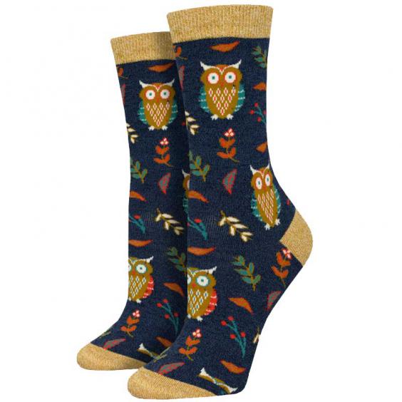 Socksmith Cute Hoot Sock Navy Heather (Women's)