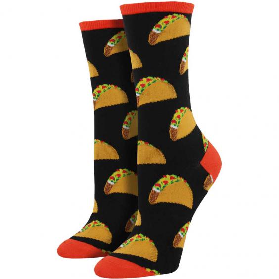 Socksmith Tacos Socks Black (Women's)