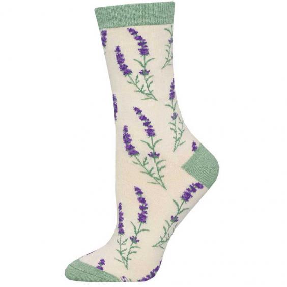 Socksmith Lovely Lavender Ivory Socks (Women's)