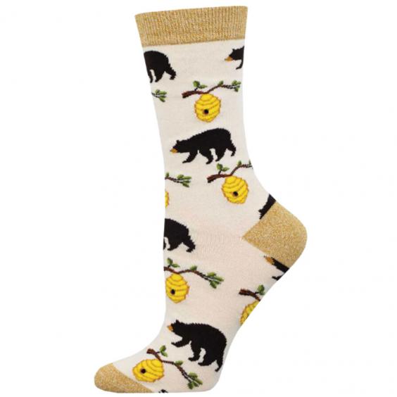 Socksmith Bears and Bees Socks White (Women's)