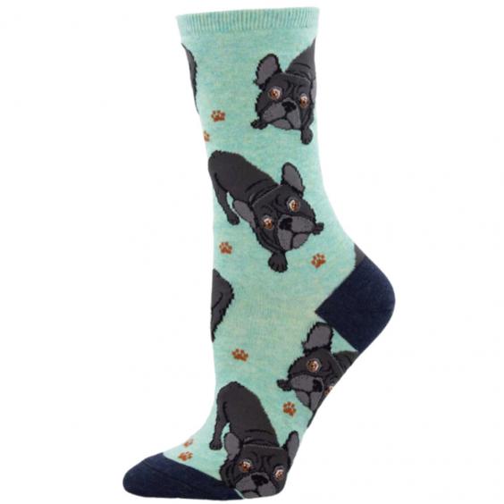 Socksmith Frenchie Felowship Socks Mint Heather (Women's)