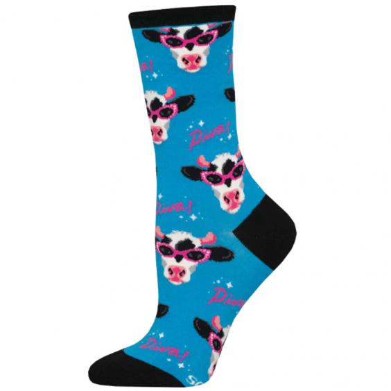 Socksmith Milk Diva Socks Blue (Women's)