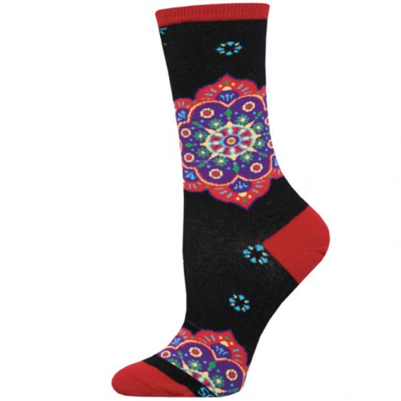 Socksmith Mandala Socks Black (Women's)