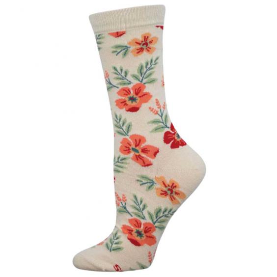 Socksmith Wild Flowers Ivory (Women's)
