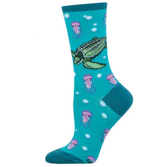 Socksmith Leatherback Turtle Sock Blue (Women's)