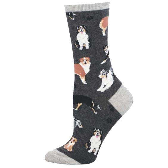Socksmith Aussies Charcoal Heather (Women's)
