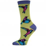 Socksmith Hummingbirds Citron (Women's)