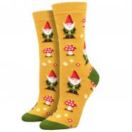 Socksmith Gnome More Mushrooms Gold (Women's)